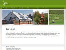 Tablet Screenshot of apartmaji-lipa.com